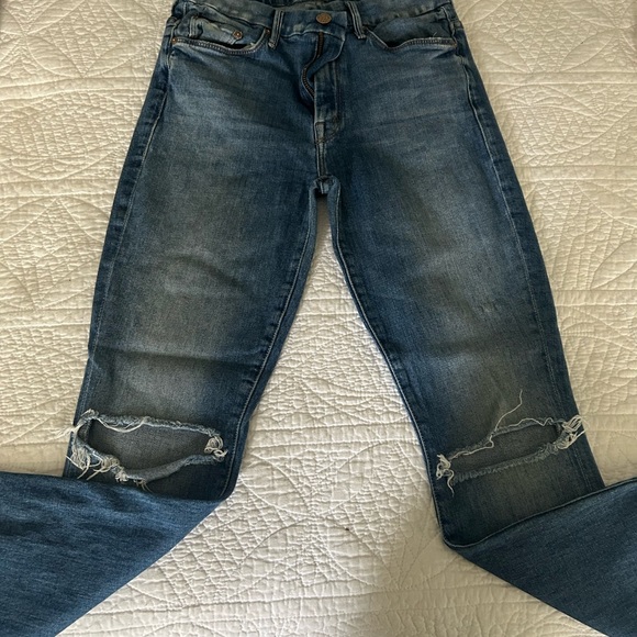 Mother Jeans high waisted Looker Ankle Fray - Picture 3 of 10